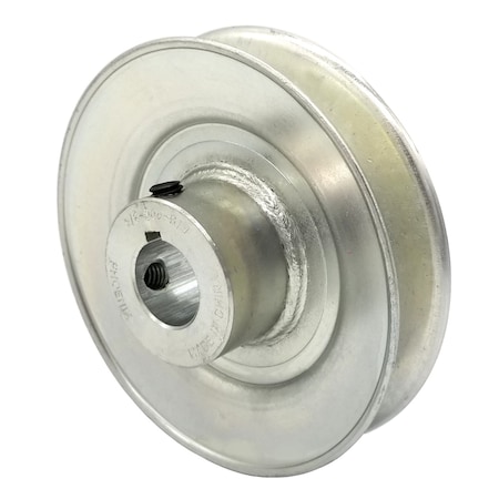 V-Groove Drive Pulley - 4'' Dia. - 3/4'' Bore - Steel